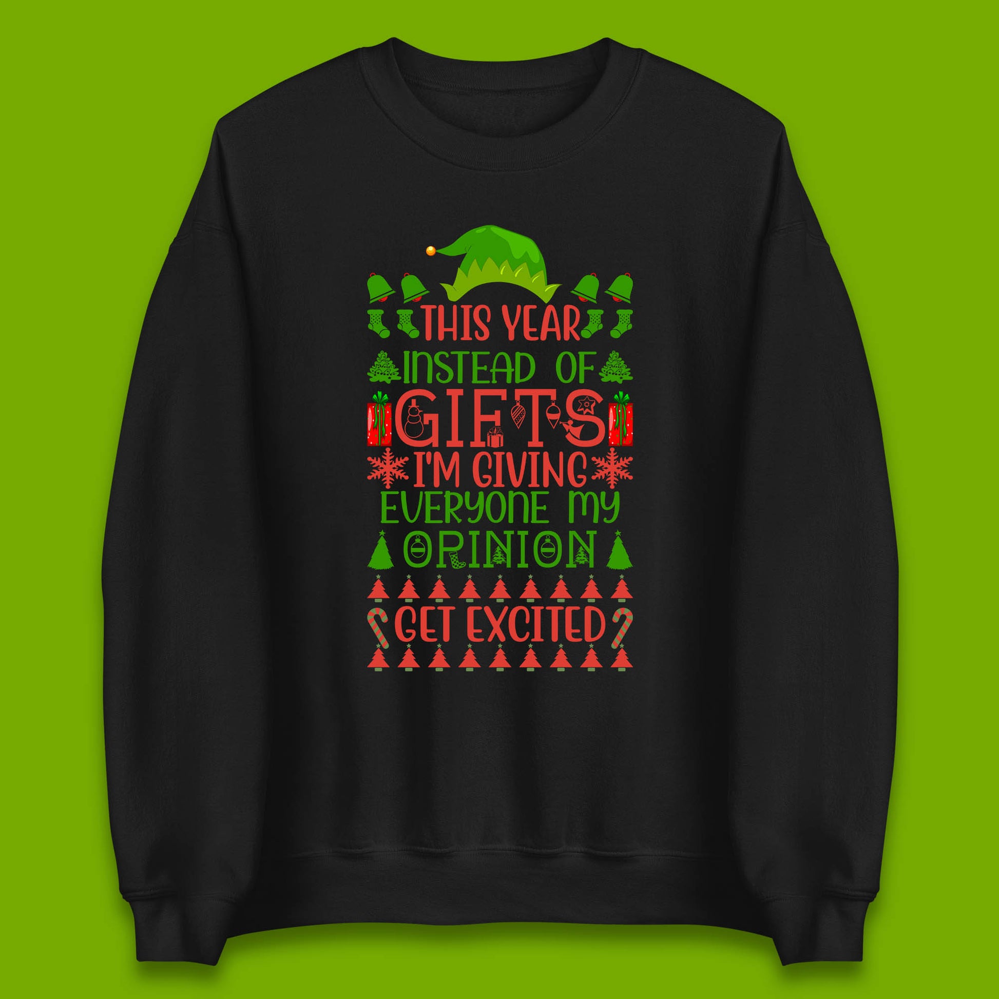 christmas elf sweatshirt