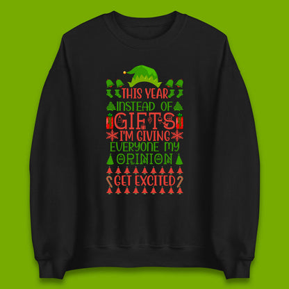 christmas elf sweatshirt