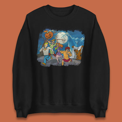 Scooby Doo & Gang Halloween Horror Scary Ghost Haunted Scary Night Unisex Sweatshirt