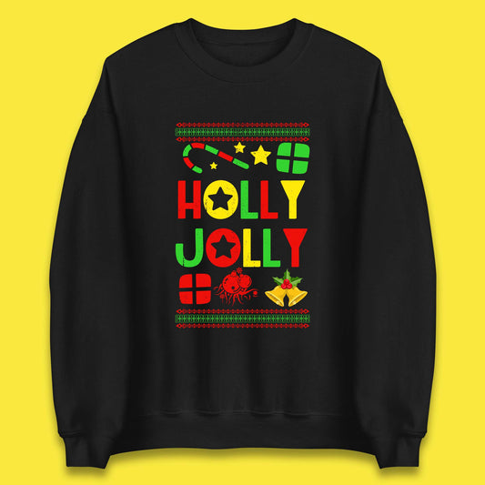 holly jolly christmas sweatshirt