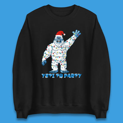 Yeti To Party Christmas Unisex Sweatshirt