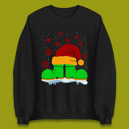 Santa Shoe Christmas Unisex Sweatshirt
