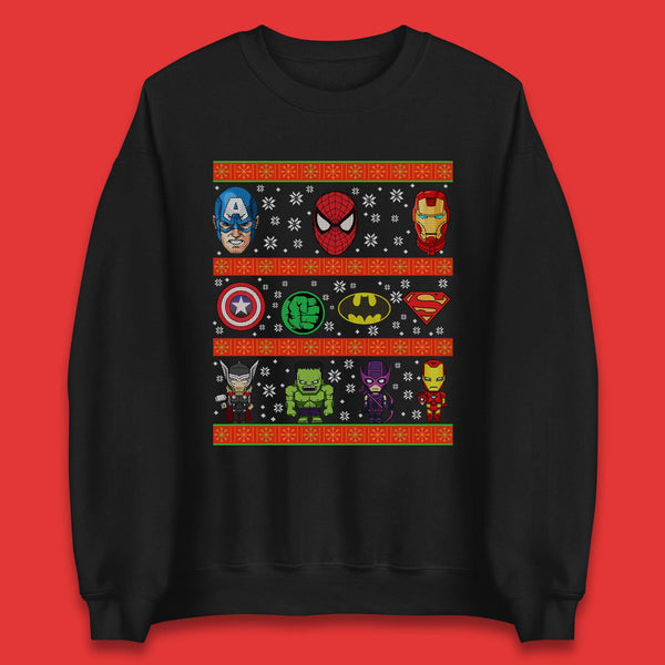 Avengers Superhero Christmas Unisex Sweatshirt