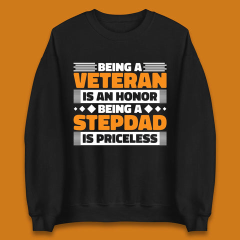 Veteran Stepdad Unisex Sweatshirt