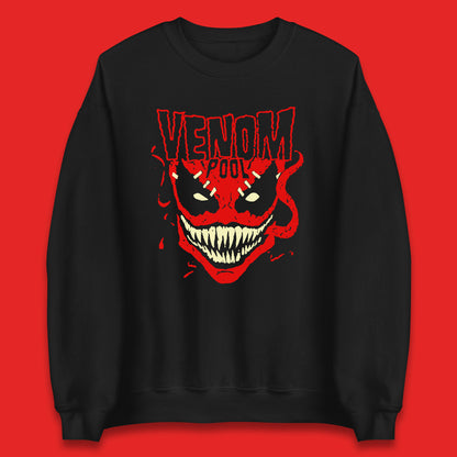 Venom Pool Marvel Avengers Venom Face Venom-Pool Marvel Comics Superhero Marvel Universe Movie Character Unisex Sweatshirt