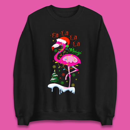 flamingo christmas sweatshirt