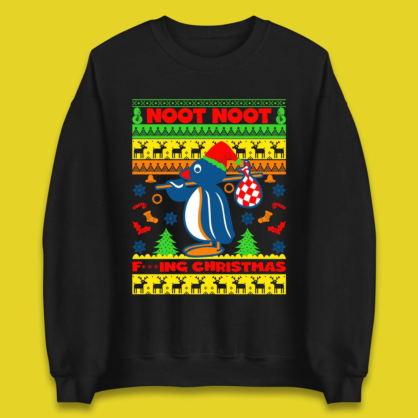 Penguin Noot Noot Christmas Unisex Sweatshirt