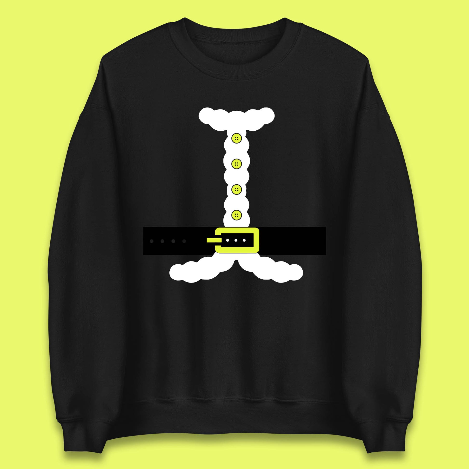 christmas santa claus costume sweatshirt