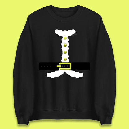 christmas santa claus costume sweatshirt