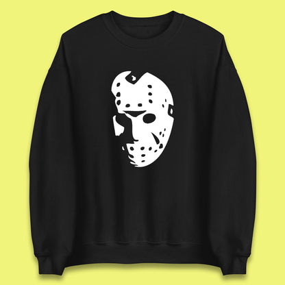 Halloween Jason Voorhees Horror Face Mask Friday The 13th Horror Movie Character Unisex Sweatshirt