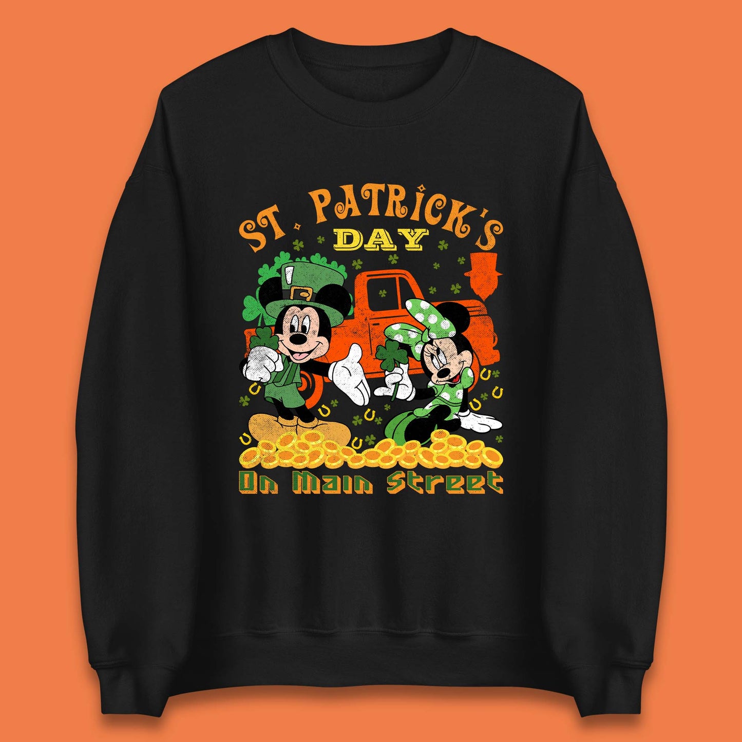 Adults Mickey Mouse St Patrick's Day Sweatshirt