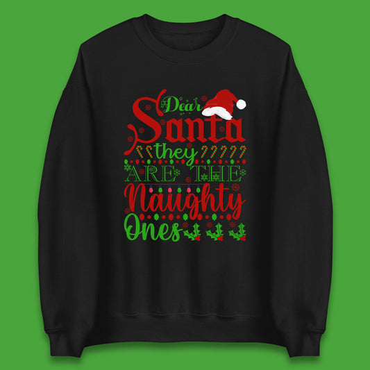 dear santa christmas sweatshirt