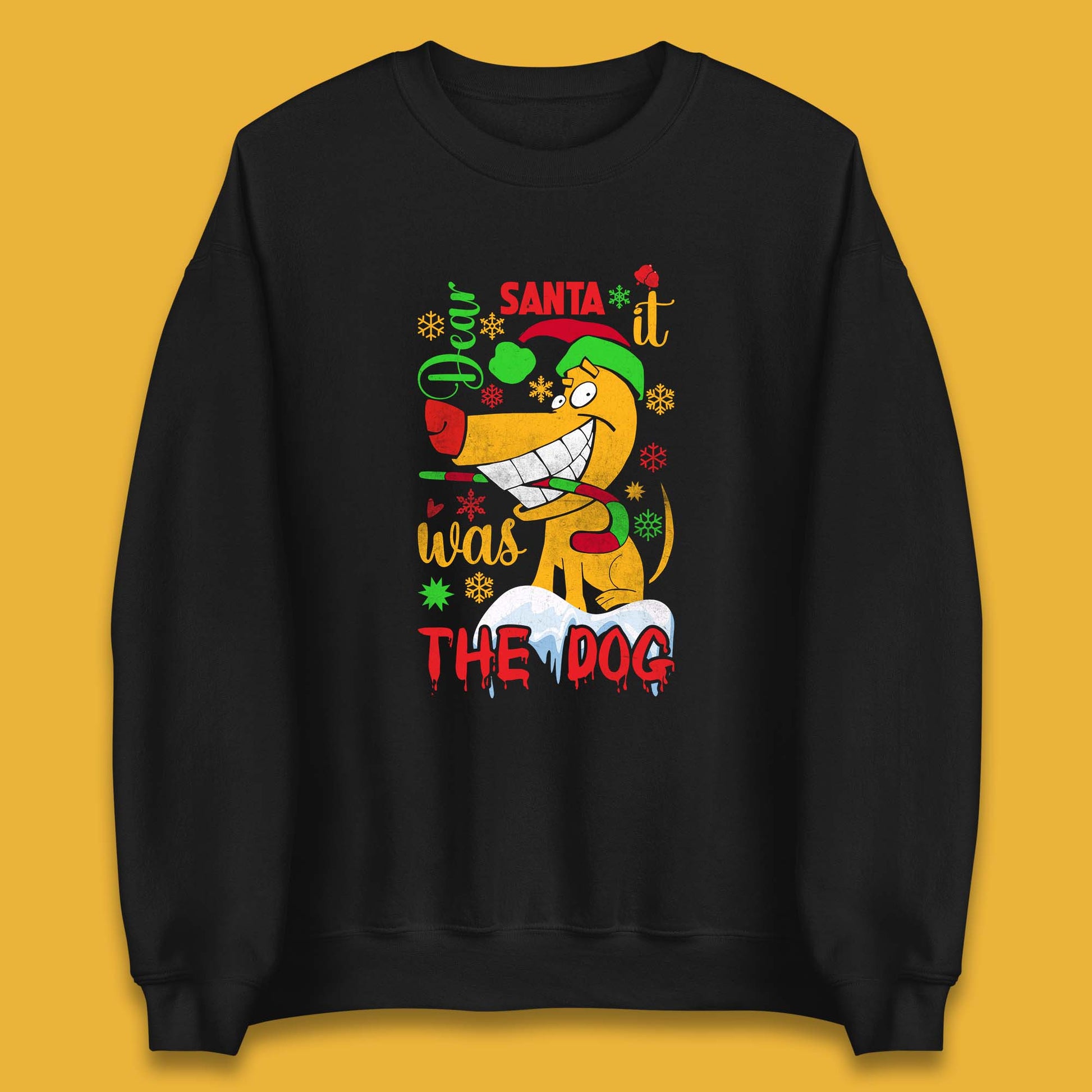christmas dog sweatshirt