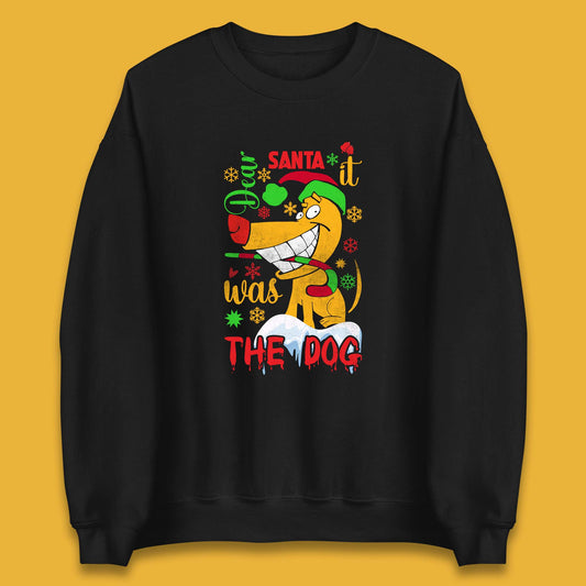 christmas dog sweatshirt