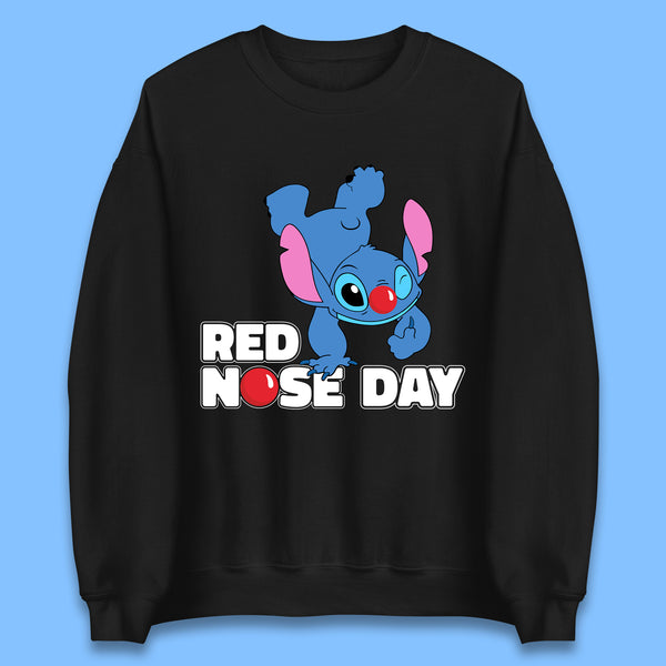 Stitch Red Nose Day Unisex Sweatshirt
