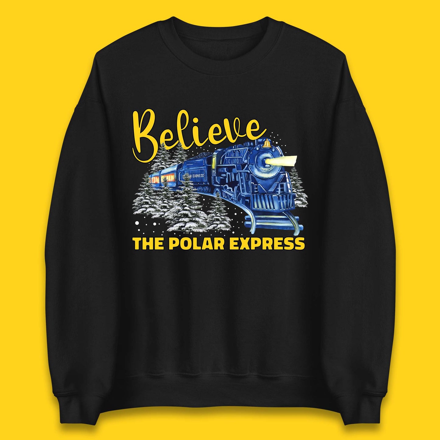Believe The Polar Express Christmas Train Unisex Sweatshirt