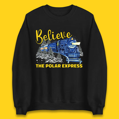 Believe The Polar Express Christmas Train Unisex Sweatshirt