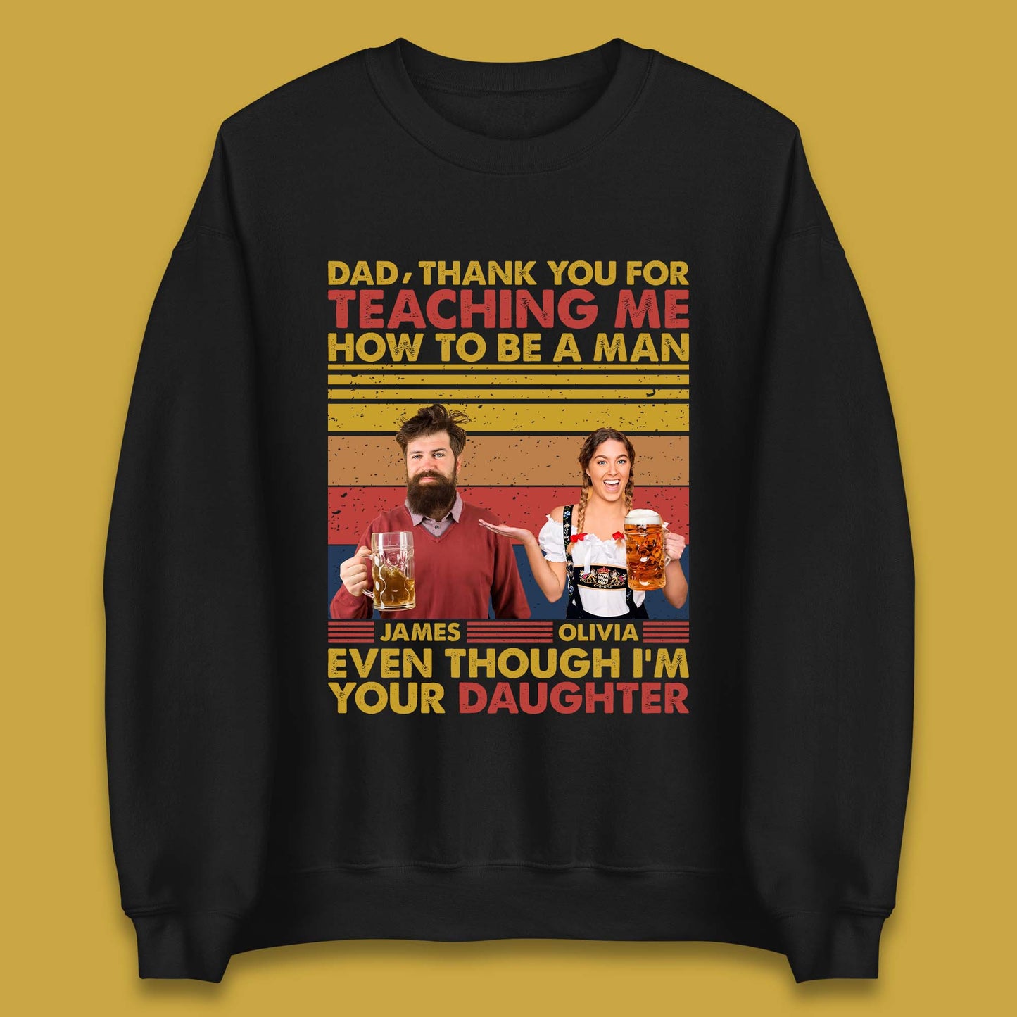 Personalised Thank You For Teaching Me Unisex Sweatshirt
