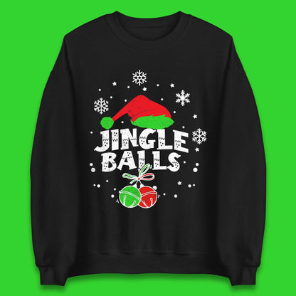 Jingle Balls Christmas Humor Unisex Sweatshirt