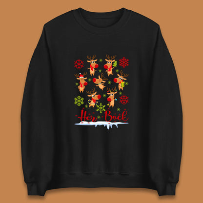 reindeers rudolph sweatshirt