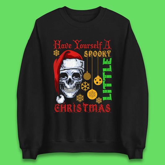 christmas skull sweatshirt