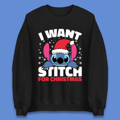 I Want Sticth For Christmas Unisex Sweatshirt