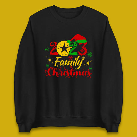 2023 Family Christmas Holiday Festive Christmas Pajamas Xmas Unisex Sweatshirt