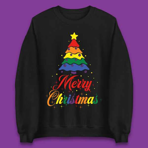 Pride Christmas Tree Unisex Sweatshirt