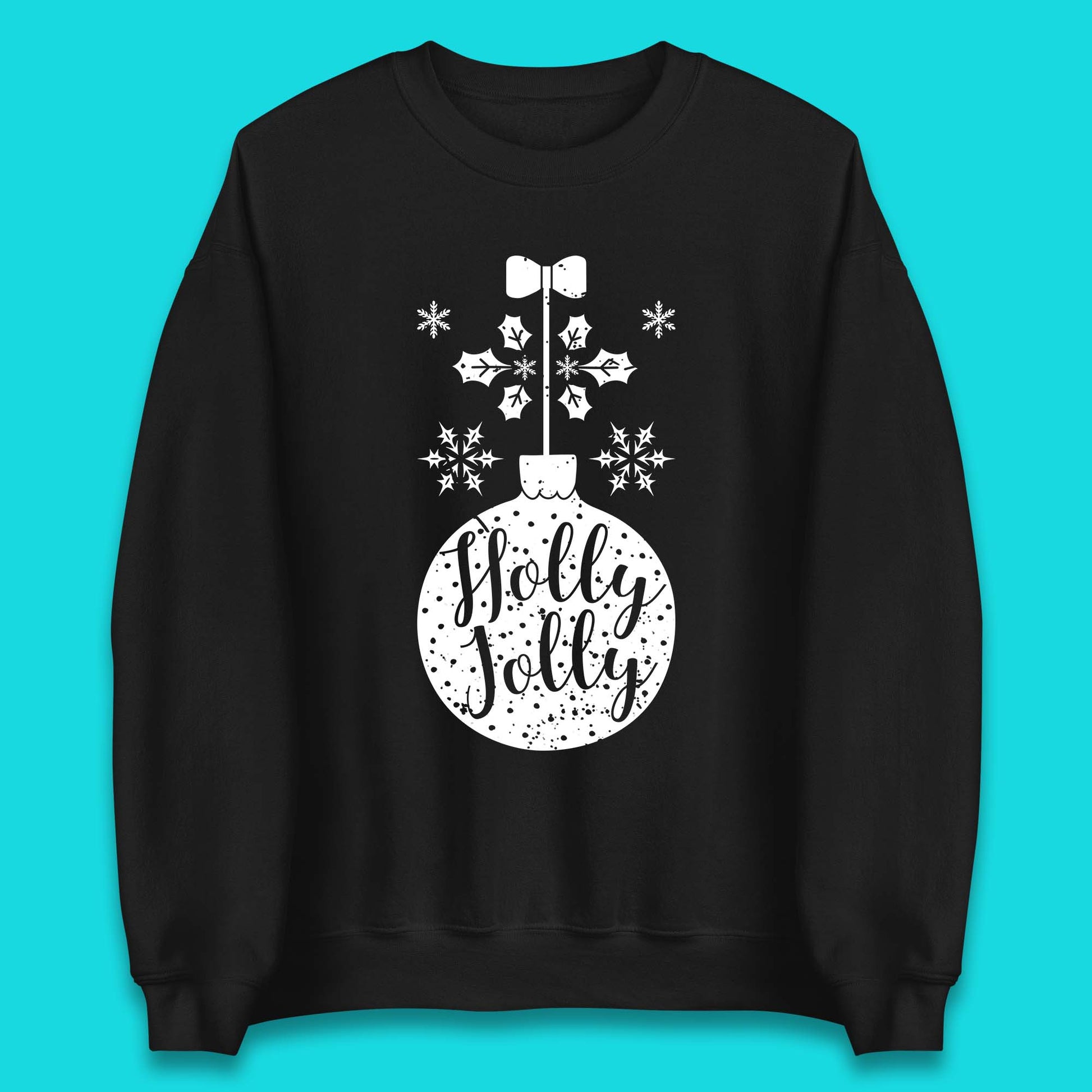 holly jolly christmas sweatshirt