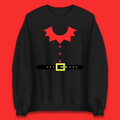 christmas elf costume sweatshirt
