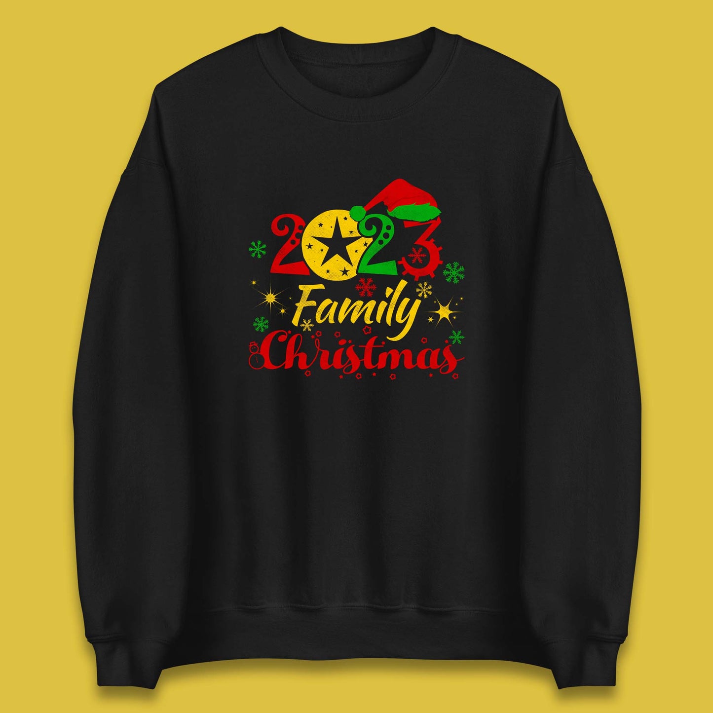 Family Christmas 2023 Christmas Matching Family Costume Xmas Unisex Sweatshirt
