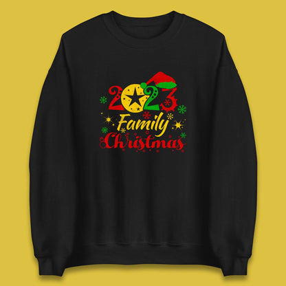 Family Christmas 2023 Christmas Matching Family Costume Xmas Unisex Sweatshirt