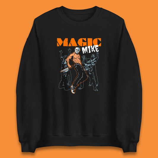 Magic Mike Halloween Michael Myers Horror Movie Vintage Retro Horror Night Movie Unisex Sweatshirt