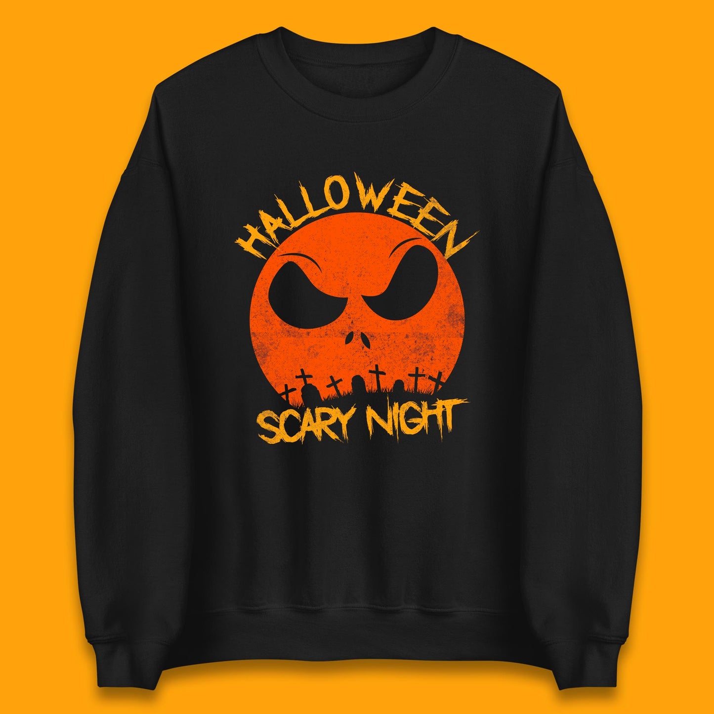 jack skellington face sweatshirt