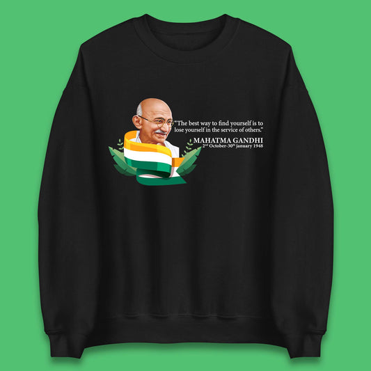 Mahatma Gandhi Quotes Unisex Sweatshirt