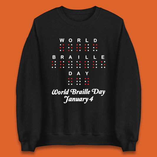 World Braille Day Unisex Sweatshirt