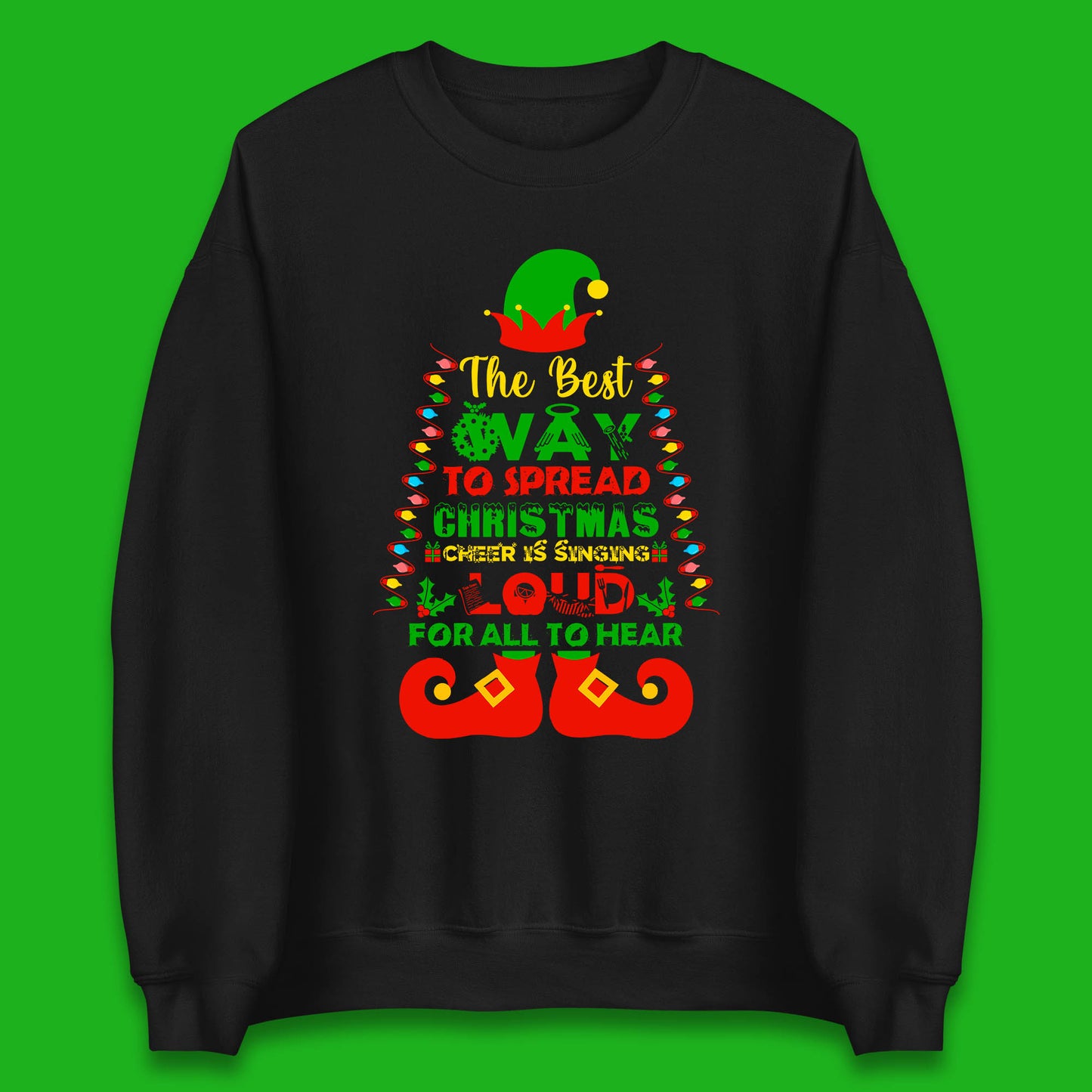 elf christmas sweatshirt
