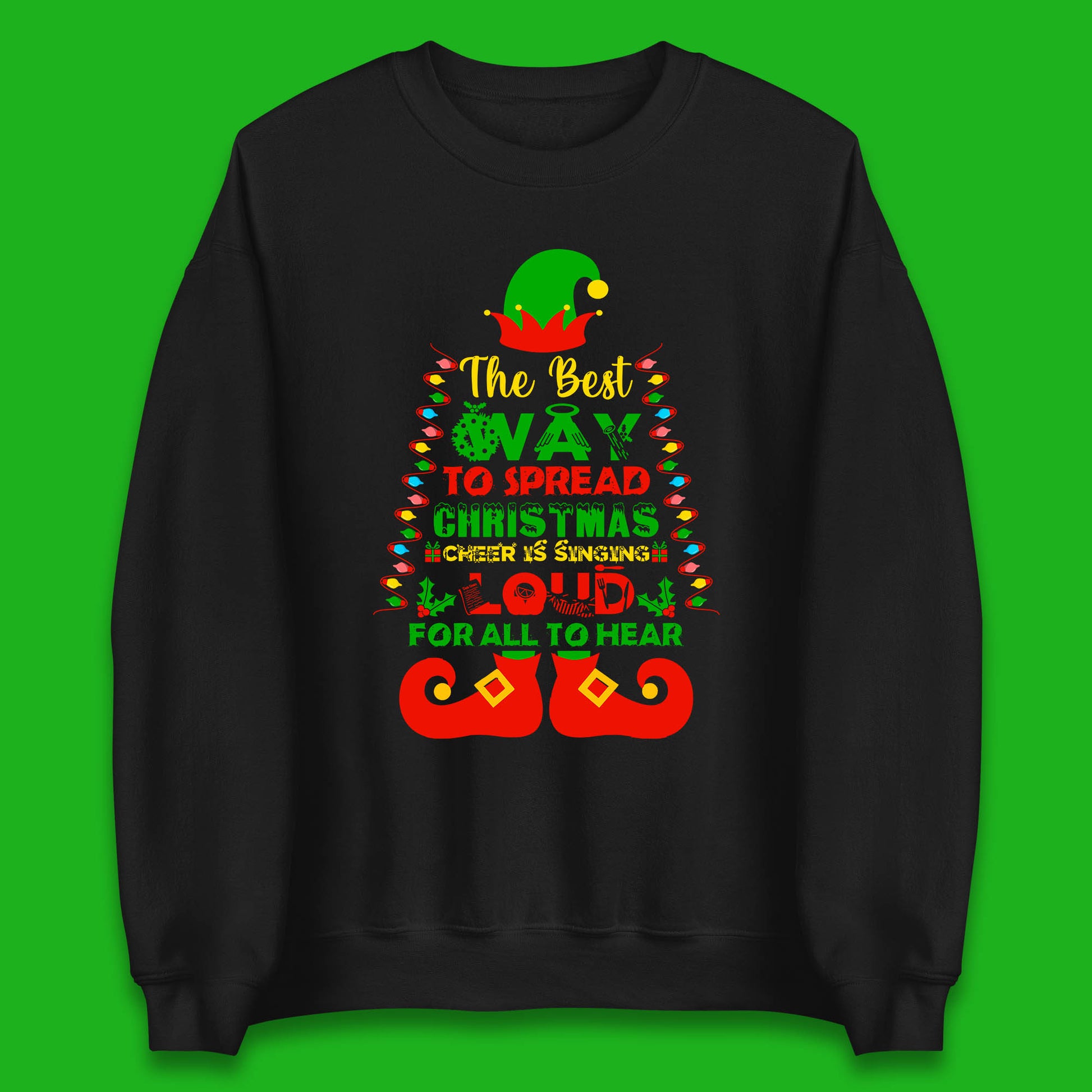 elf christmas sweatshirt