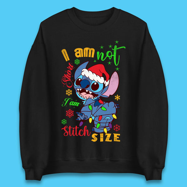 Stitch Size Christmas Unisex Sweatshirt