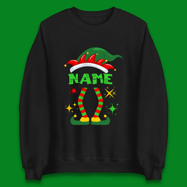 Personalised Elf Christmas Jumper