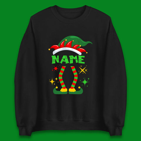 Personalised Elf Christmas Jumper