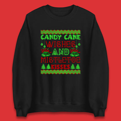 candy cane christmas sweatshirt