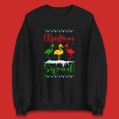 flamingos christmas sweatshirt