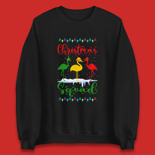 flamingos christmas sweatshirt