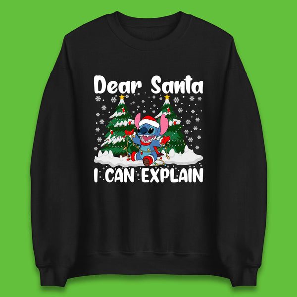 Santa Stitch Christmas Unisex Sweatshirt