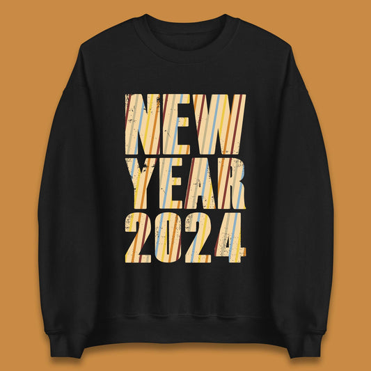 Retro Style New Year 2024 Unisex Sweatshirt