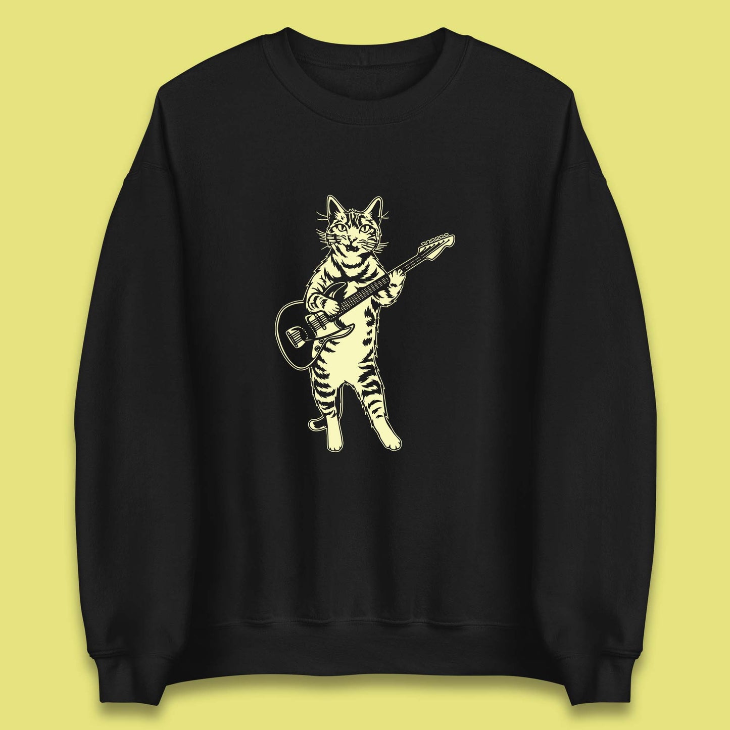 Cat Playing Guitar Jumper