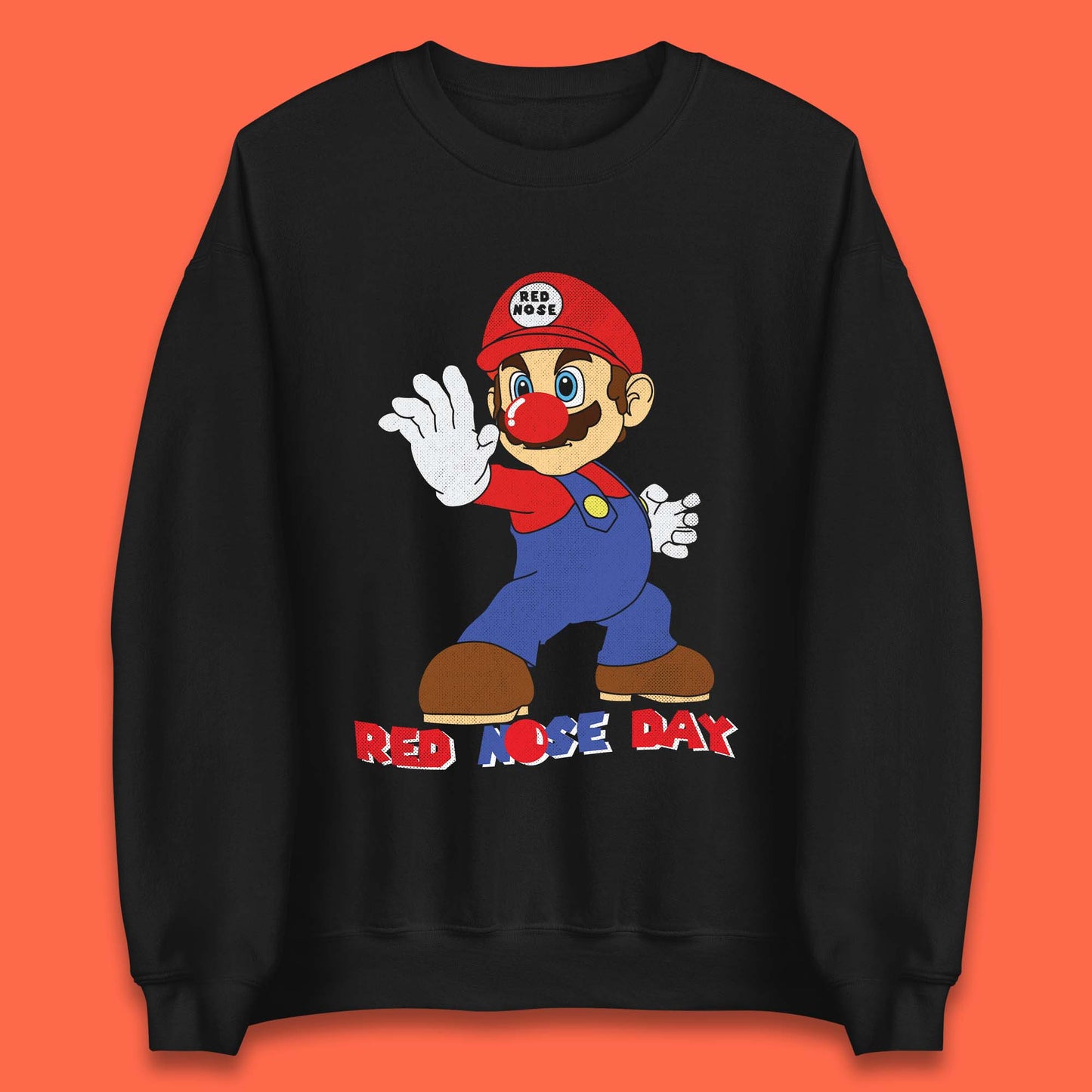 Super Mario Red Nose Day Sweatshirt