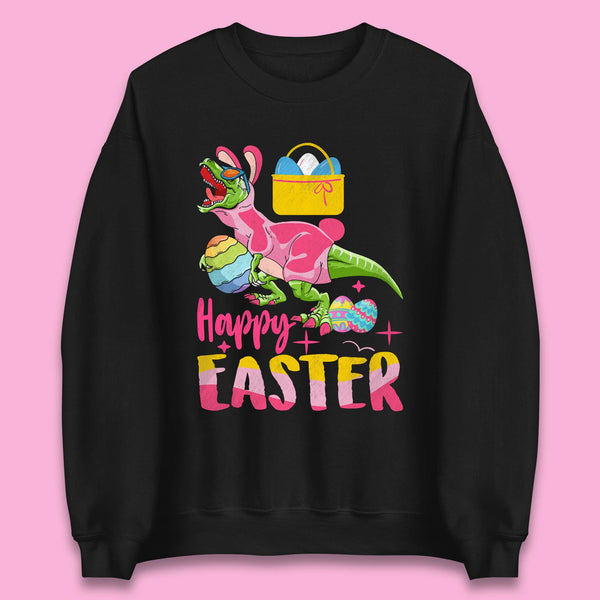 Happy Dinosaur Easter Unisex Sweatshirt