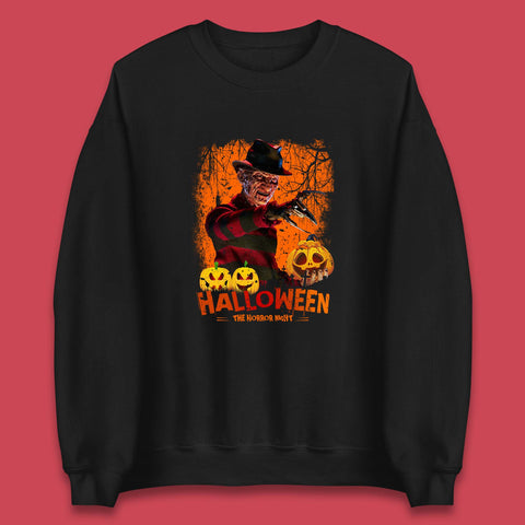 Halloween The Horror Night Freddy Krueger Horror Movie Character Serial Killer Unisex Sweatshirt